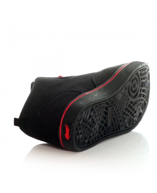 BSAT Bronx Canvas Sneakers BlackNRed