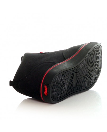 BSAT Bronx Canvas Sneakers BlackNRed