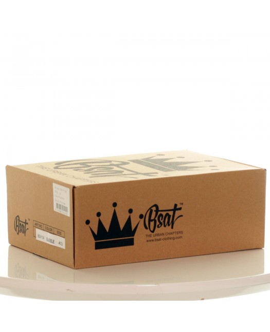 BSAT Bronx Canvas Sneakers BlackNRed