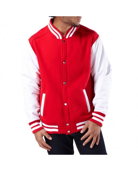 Townz College Jakke red - white