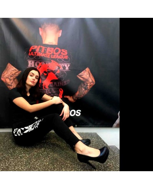 Smokin Track Pants BlackNWhite by BSAT