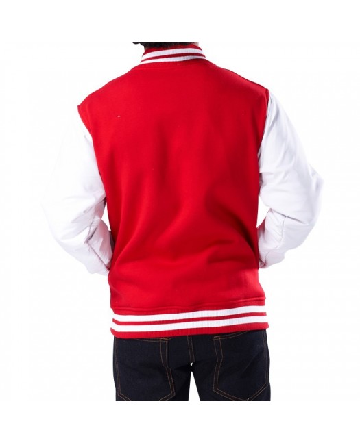 Townz College Jakke red - white