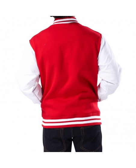 Townz College Jakke red - white