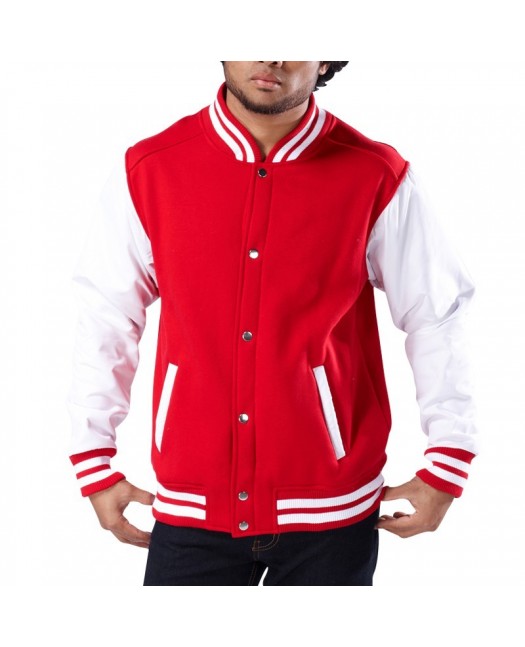 Townz College Jakke red - white