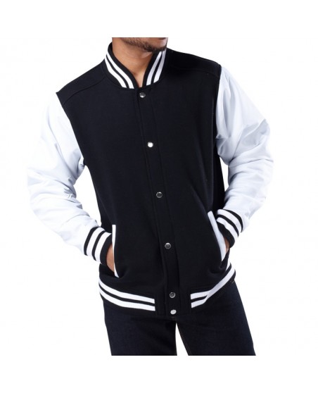 Townz College Jakke black - white