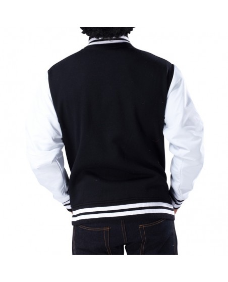 Townz College Jakke black - white