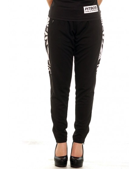 Smokin Track Pants BlackNWhite by BSAT