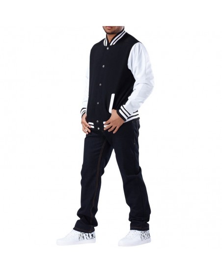 Townz College Jakke black - white