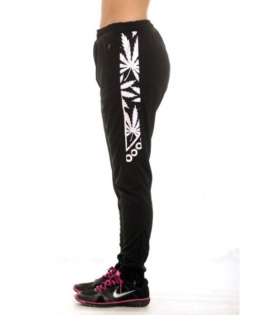 Smokin Track Pants BlackNWhite by BSAT