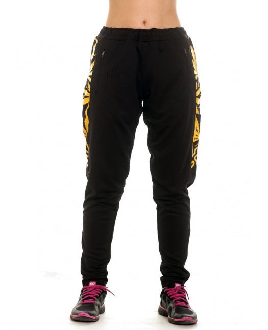 Smokin Track Pants BlackNGold by BSAT