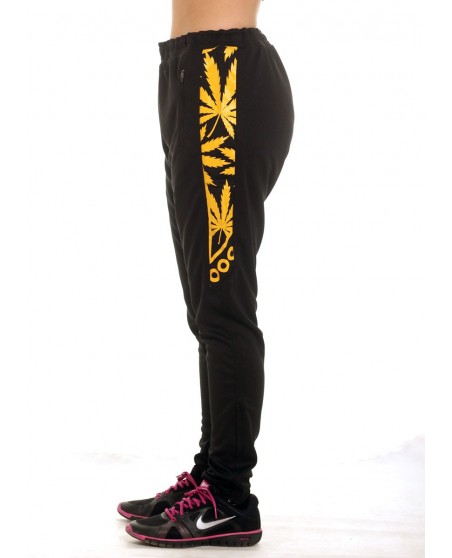 Smokin Track Pants BlackNGold by BSAT