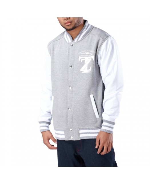Townz College Jacket TZ grey - white
