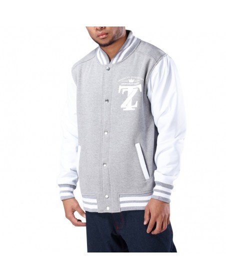 Townz College Jacket TZ grey - white