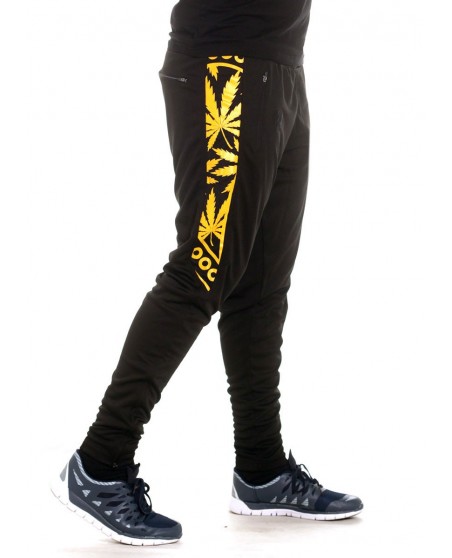 BSAT Smokin Track Pants BlackNGold