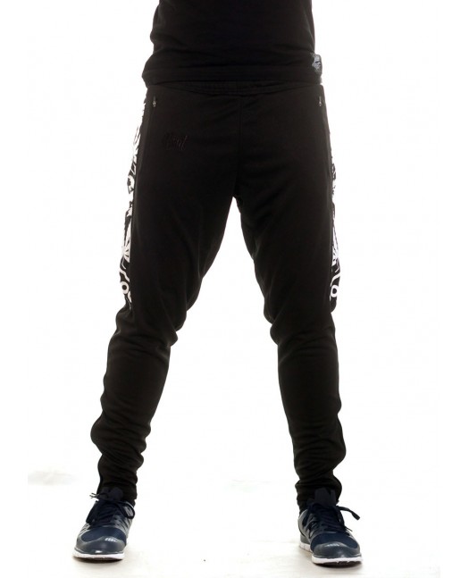 BSAT Smokin Track Pants BlackNWhite