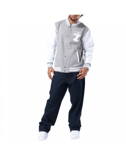 Townz College Jacket TZ grey - white