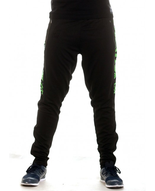 BSAT Smokin Track Pants BlackNGreen