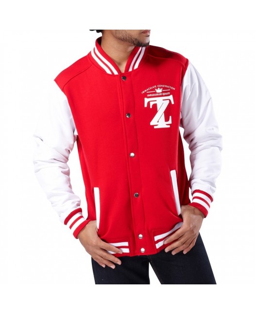 Townz College Jacket TZ red - white