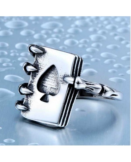 Poker Spade Ring