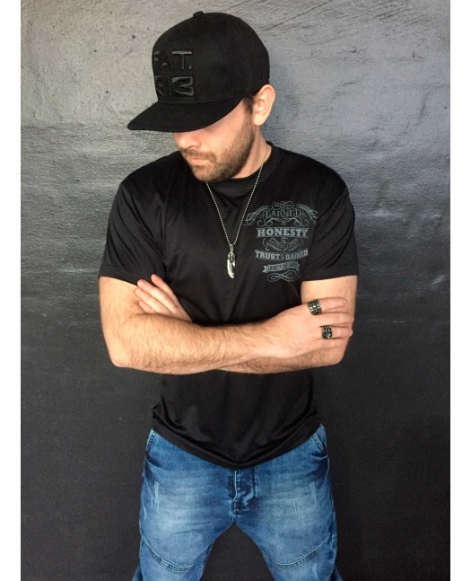 Pitbos Fighter Tee BlackNGrey