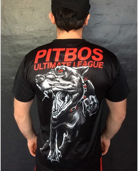 Pitbos Fighter Tee Black/Grey/Red