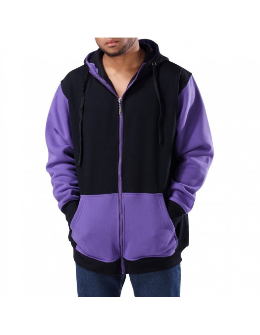 Townz Classic Hoody 2-Tone black-purple