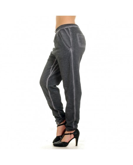 Urban Classics Ladies Spray Dye Sweatpant darkgrey