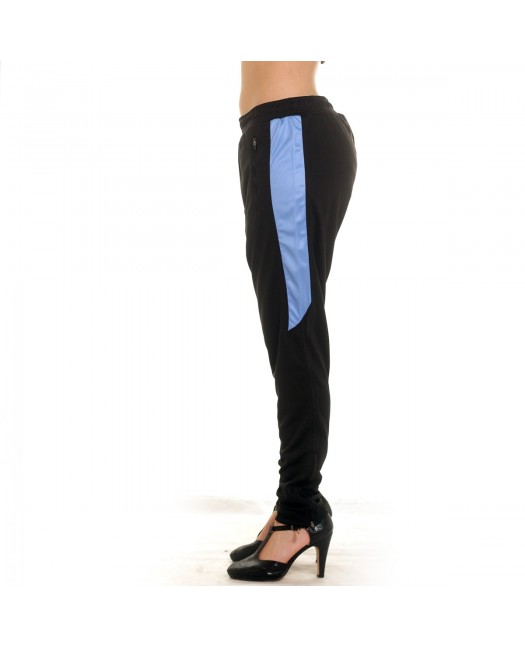 Panther Track Pants BlackNSkyblue by...