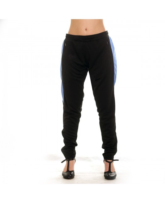 Panther Track Pants BlackNSkyblue by...
