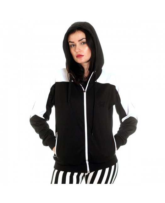 Panther Track Jacket BlackNWhite by BSAT