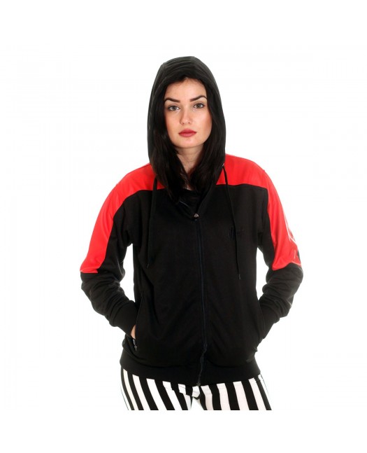 Panther Track Jacket BlackNRed by BSAT
