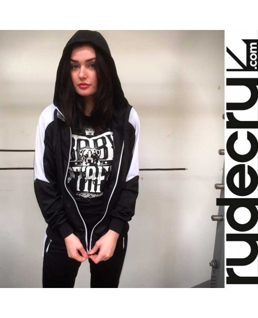 Panther Track Pants BlackNWhite by BSAT