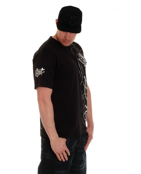 LA FAMILIA Tee BlackNSilver by BSAT