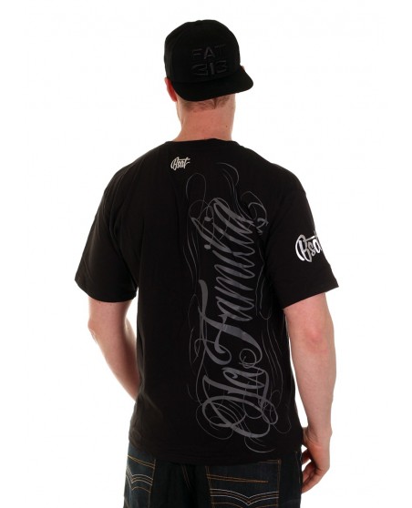 LA FAMILIA Tee BlackNSilver by BSAT