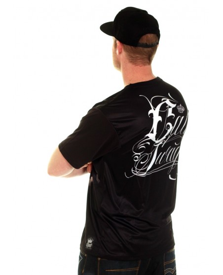 BSAT Baseball Chica Tee Black Baggy