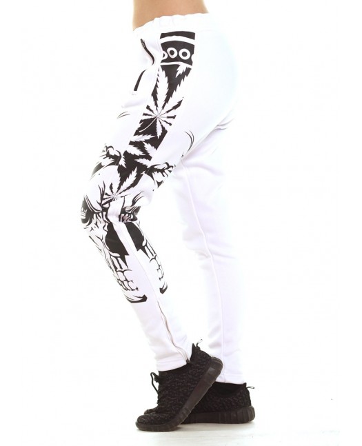 Panther Track Pants Smokin Skull by BSAT