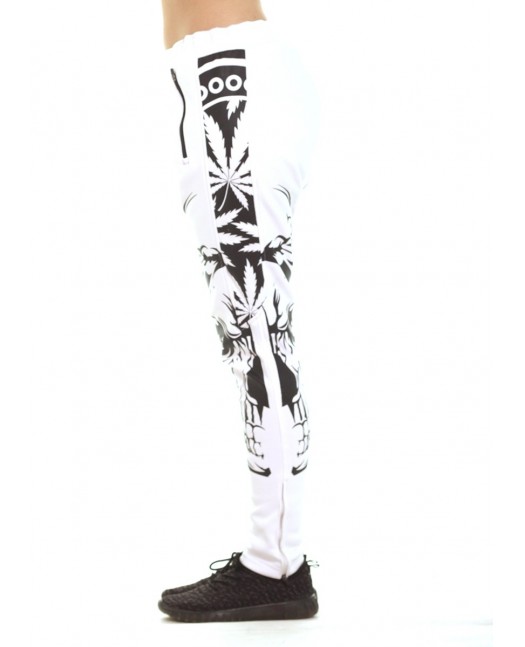 Panther Track Pants Smokin Skull by BSAT