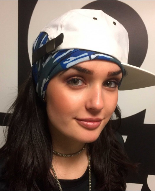 Multi Scarf TubeBandana Camo Blue