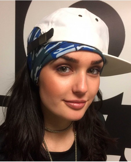 Multi Scarf TubeBandana Camo Blue