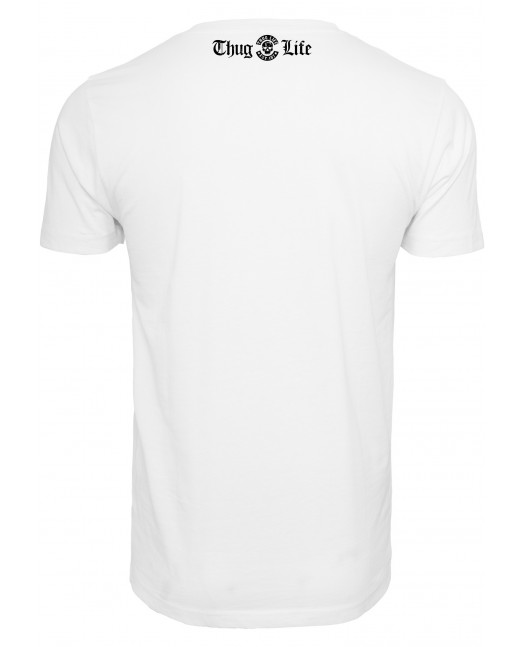 Skull brandlogo Tee White