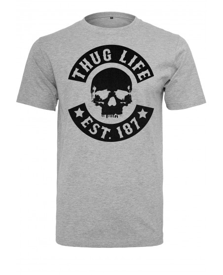 Skull brandlogo Tee Grey