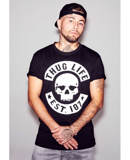 Skull brandlogo Tee Black