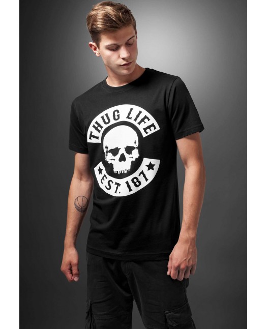 Skull brandlogo Tee Black