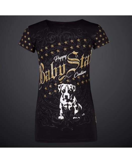 Puppy Couture Tee Black