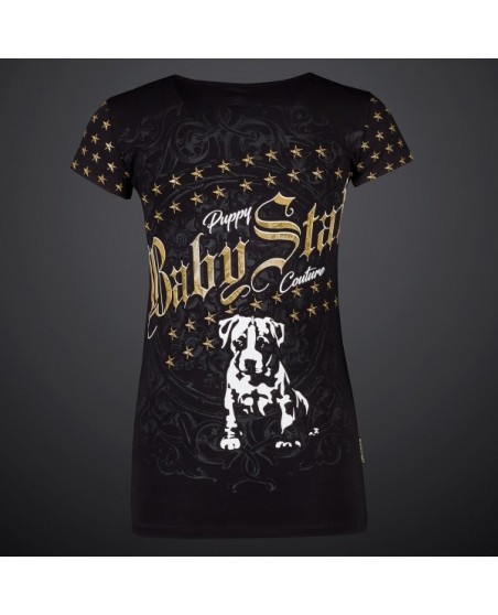 Puppy Couture Tee Black