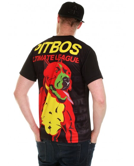 Pitbos Ulimate League Rasta Dog Tee