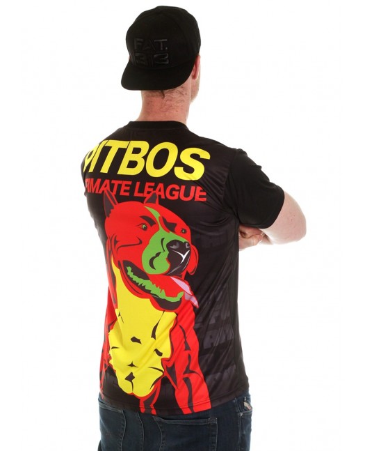 Pitbos Ulimate League Rasta Dog Tee