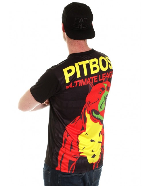 Pitbos Ulimate League Rasta Dog Tee
