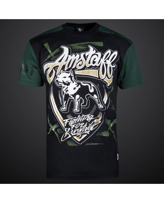 Dog Shield Tee Olive by Amstaff
