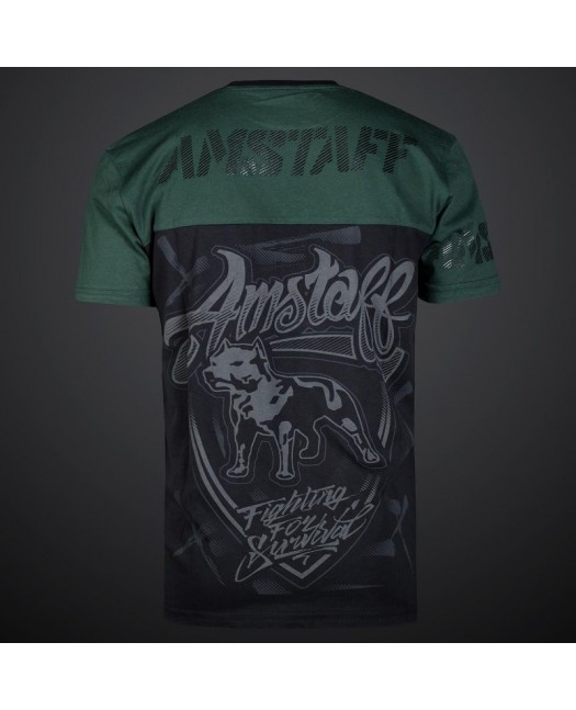 Dog Shield Tee Olive by Amstaff